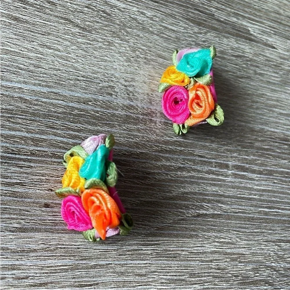 Bohemian flower earrings M273